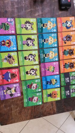 Animal crossing holo cards