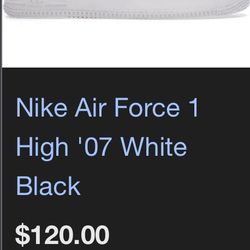 Air Force 1 High ‘07 