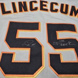 Tim Lincecum Autographed Authentic Jersey