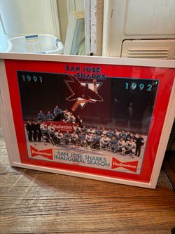 San Jose sharks poster framed