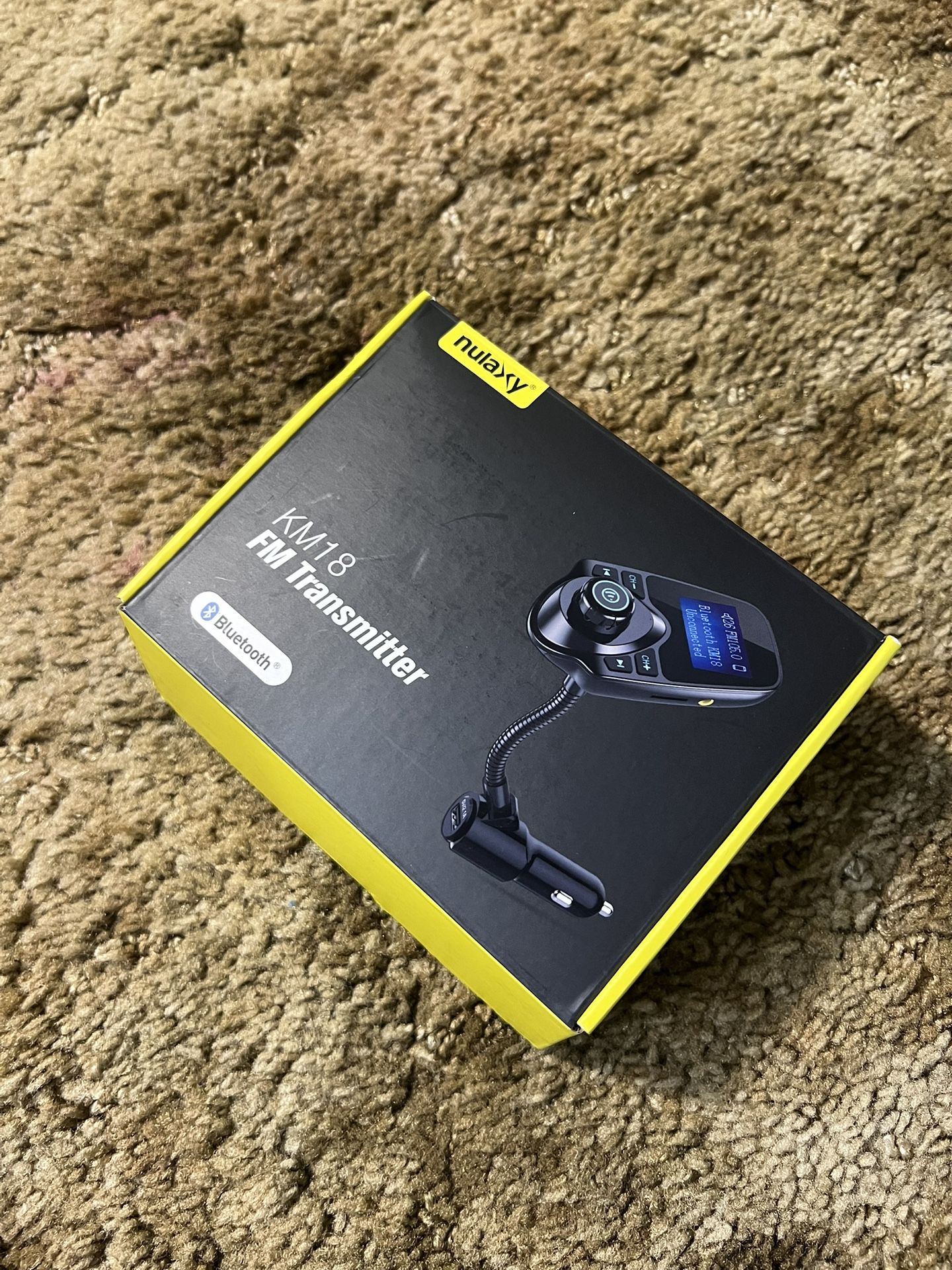 Nulaxy Bluetooth Car FM Transmitter – Brand New