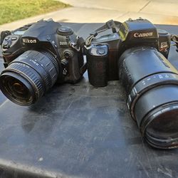 📷 cannon and nokia