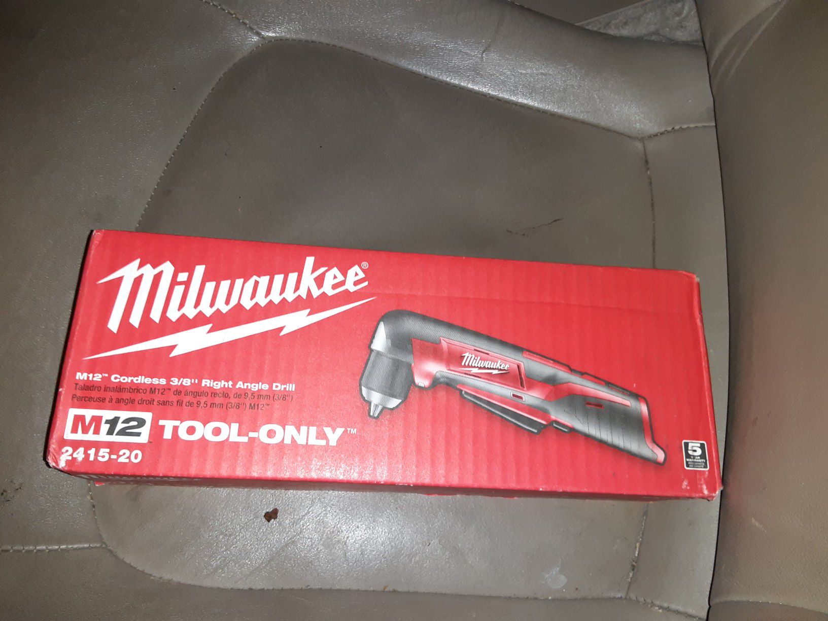 Milwaukee M12 3/8" right angle drill