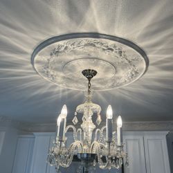 Glass Vintage Chandelier