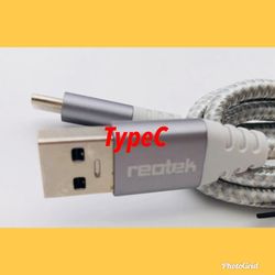 9 Pin USB Type-c to Usb-a Male 3.1 Gen2 Cable 3 Feet Reotek Silver Color
