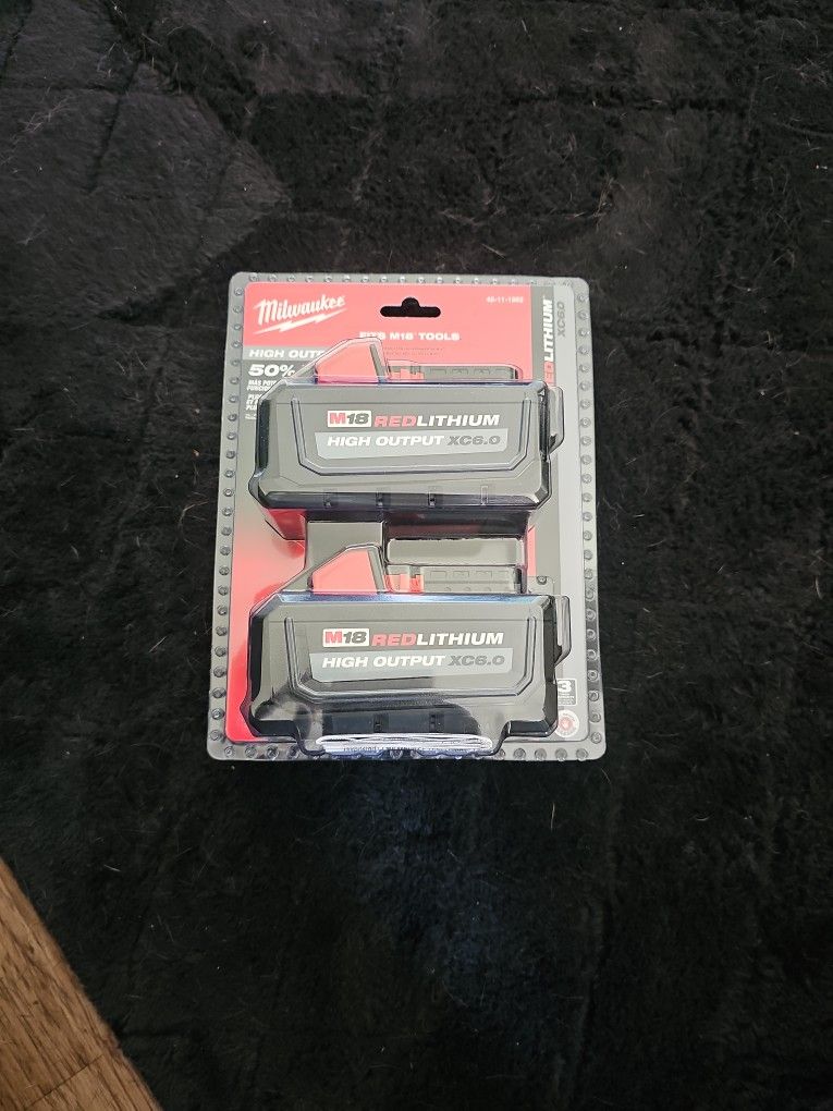 Milwaukee M18 Red lithium Xc6.0 Battery