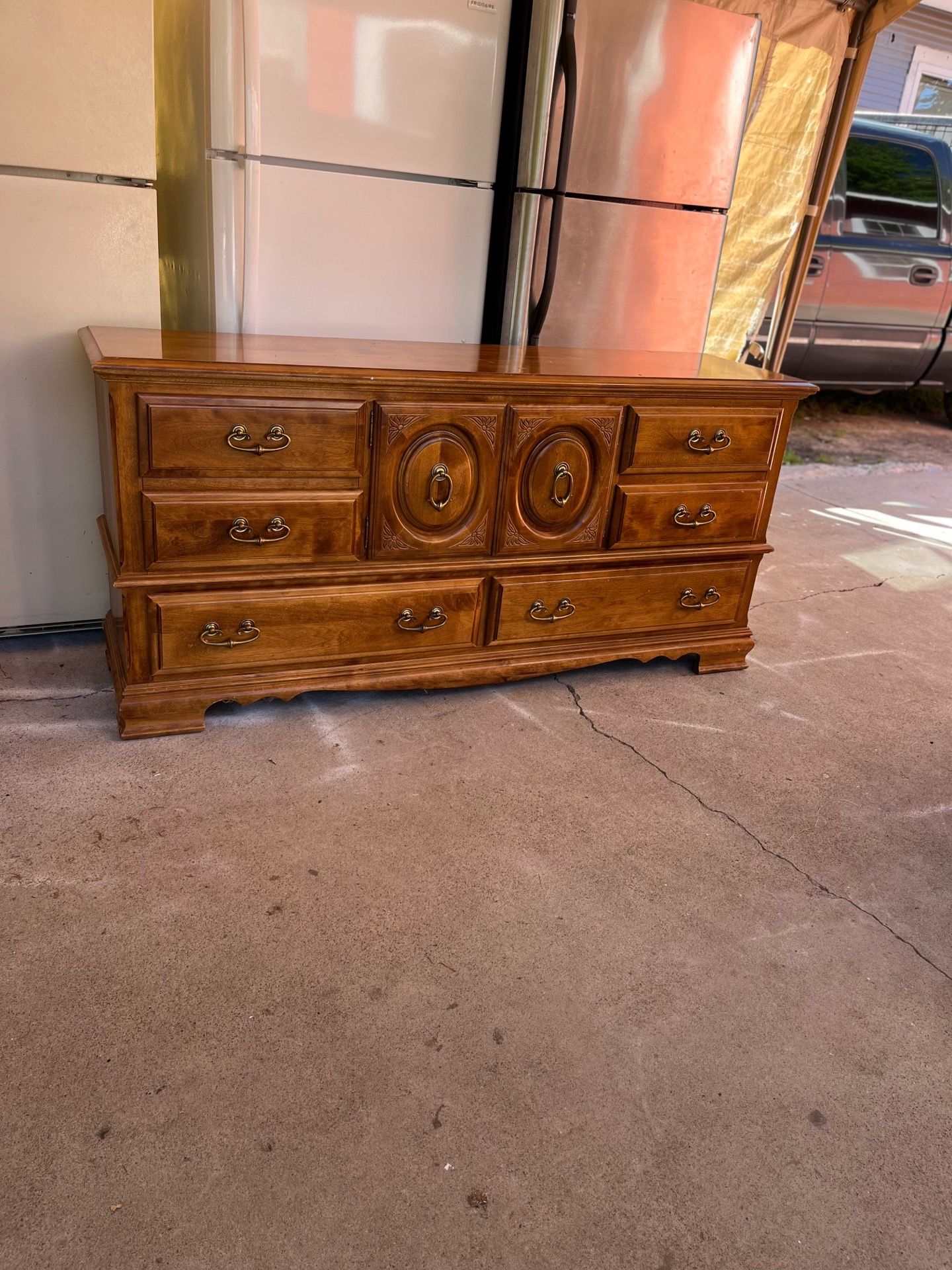 VINTAGE LONG DRESSER