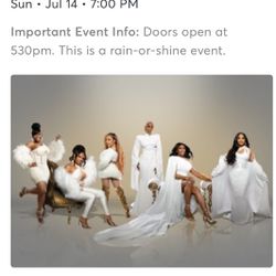 Queen Of R&B I Think Financial West Palm Beach July 14, 4 VIP Tickets (box)