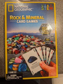 National Geographic Rock & Mineral Card Games