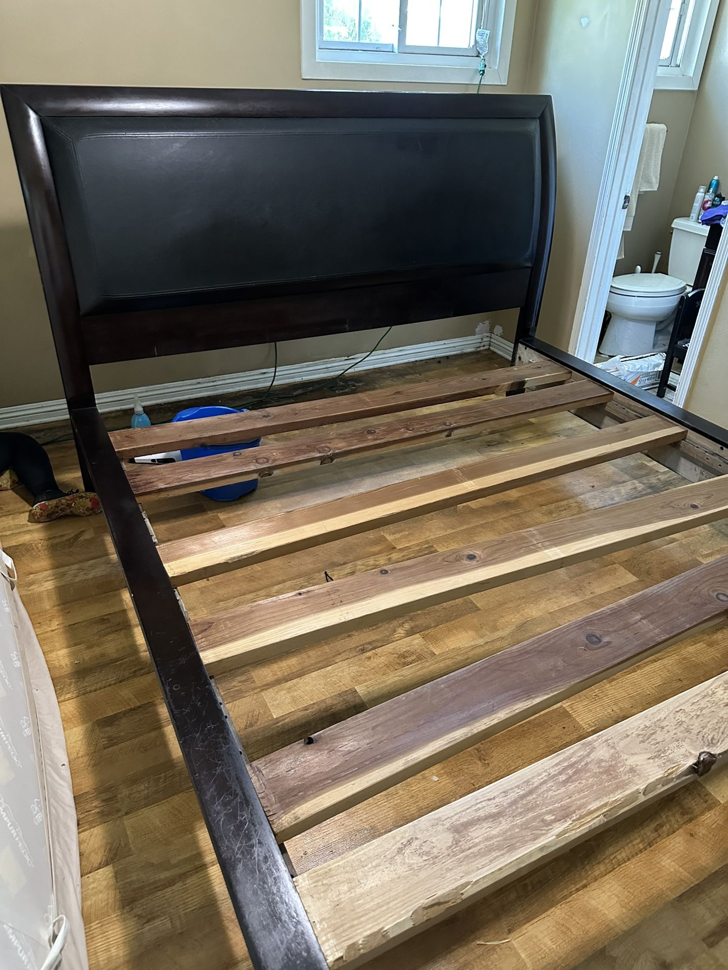Free! Cali-King Bed Frame