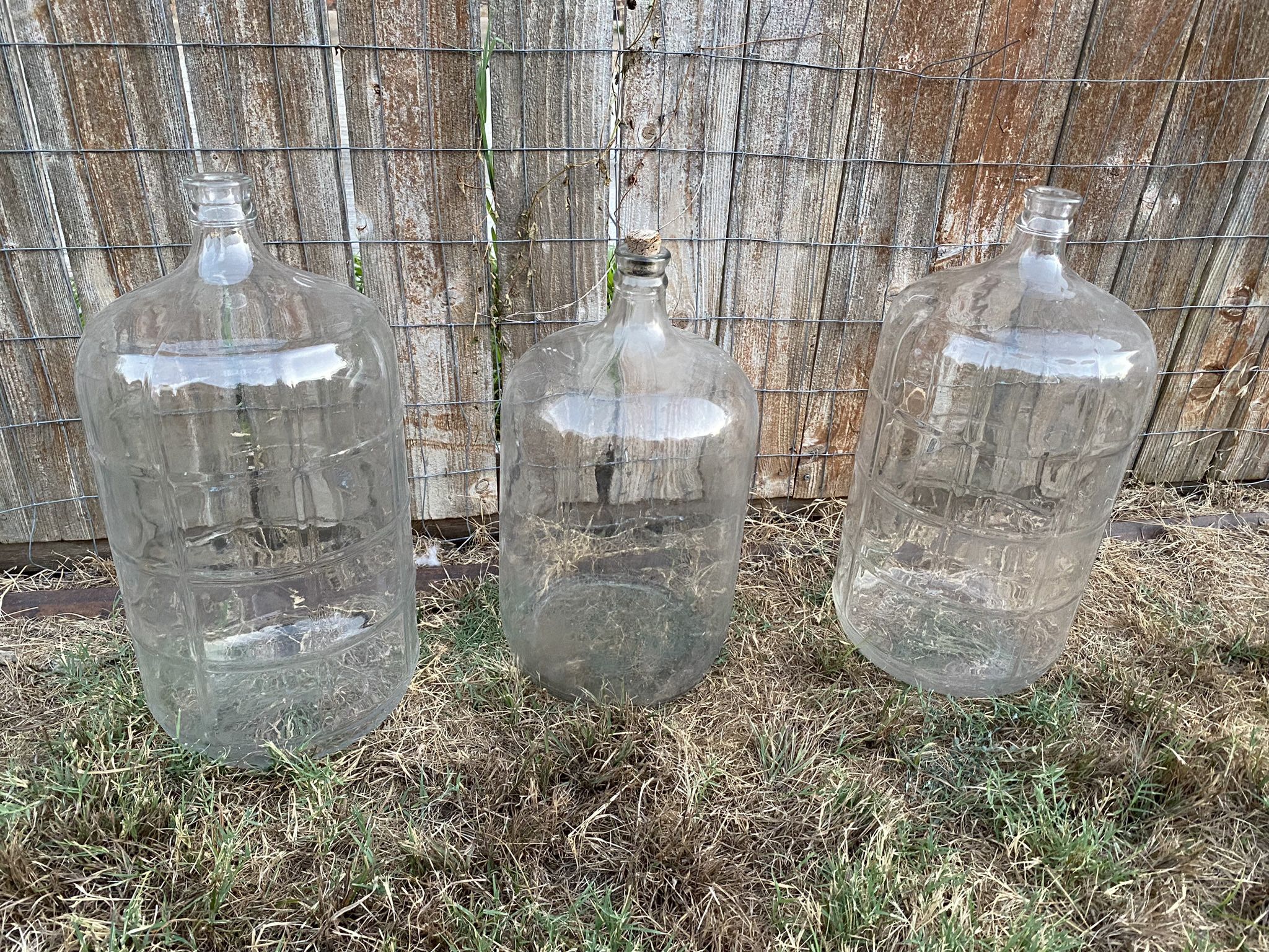 Vintage Glass 5 Gallon Bottles $50 Each Carrollton, Tx
