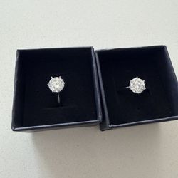 2.0 ct VVS1 Moissanite Promise/Engagement Ring