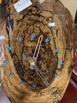 Wood Resin Clocks 49.00