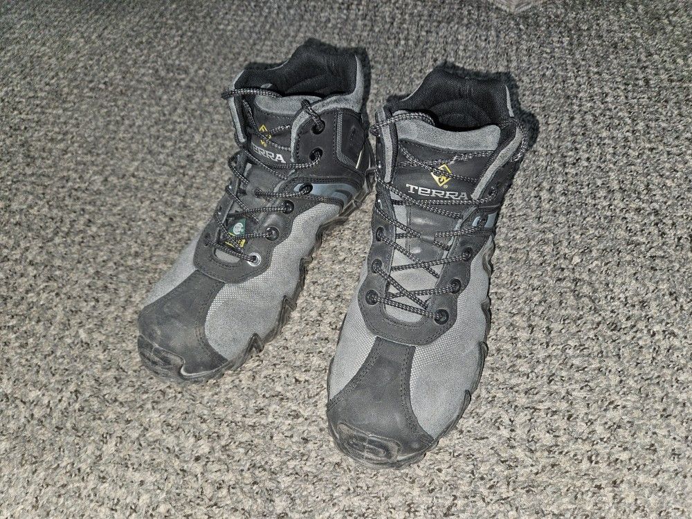 Timberland Pro Terra Steel Toe Boots Men's 9.5
