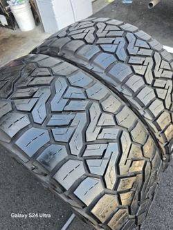 Only 2 used tires Lt35x12.50r24 Nitto Recon Grappler $299.00