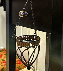 Antique Rod Iron Candle Holders(pair)