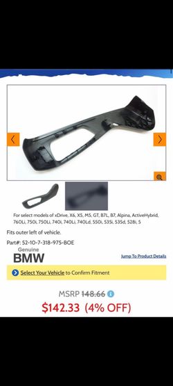 For select models of xDrive, X6, X5, M5, GT, B7L, B7, Alpina, ActiveHybrid, 760Li, 750i, 750Li, 740i, 740Li, 740Ld, 550i, 535i, 535d, 528i, 5
Fits ou