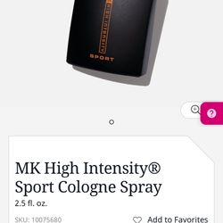 Mary Kay High Intensity Sport Cologne 