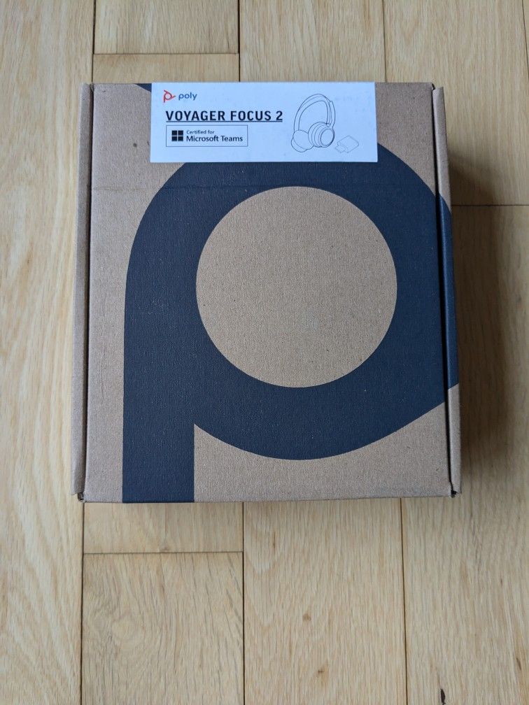 Poly Voyager Focus 2 UC USB-A Wireless Headset- Bluetooth Stereo Headset, Boom Mic - USB-A PC/Mac Compatible - Active Noise Canceling - Works w Teams