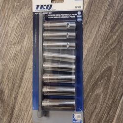 Teq By Gear Wrench 1/2" Drive Metric Deep Socket Set 