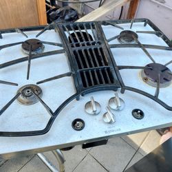 30 X21 Sealed Burner Porcelain Top Built In Cooktop