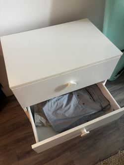 White Drawer 3 Drawers