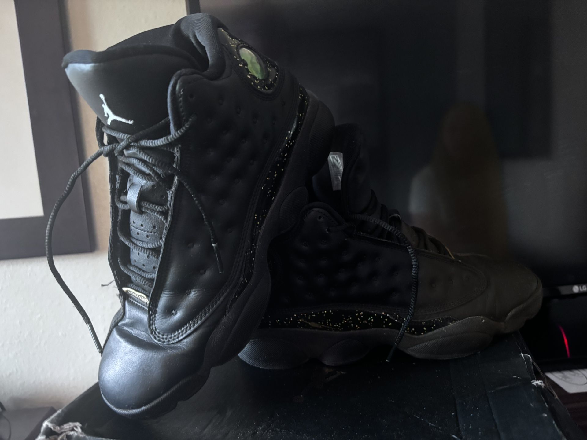 Black Glitter Jordan’s