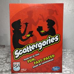 Scattergories Hasbro Party Game Fun Fast Paced Complete Game — Used Like New