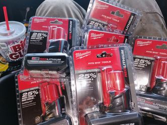 MILWAUKEE M12 5.0 BATTERIES