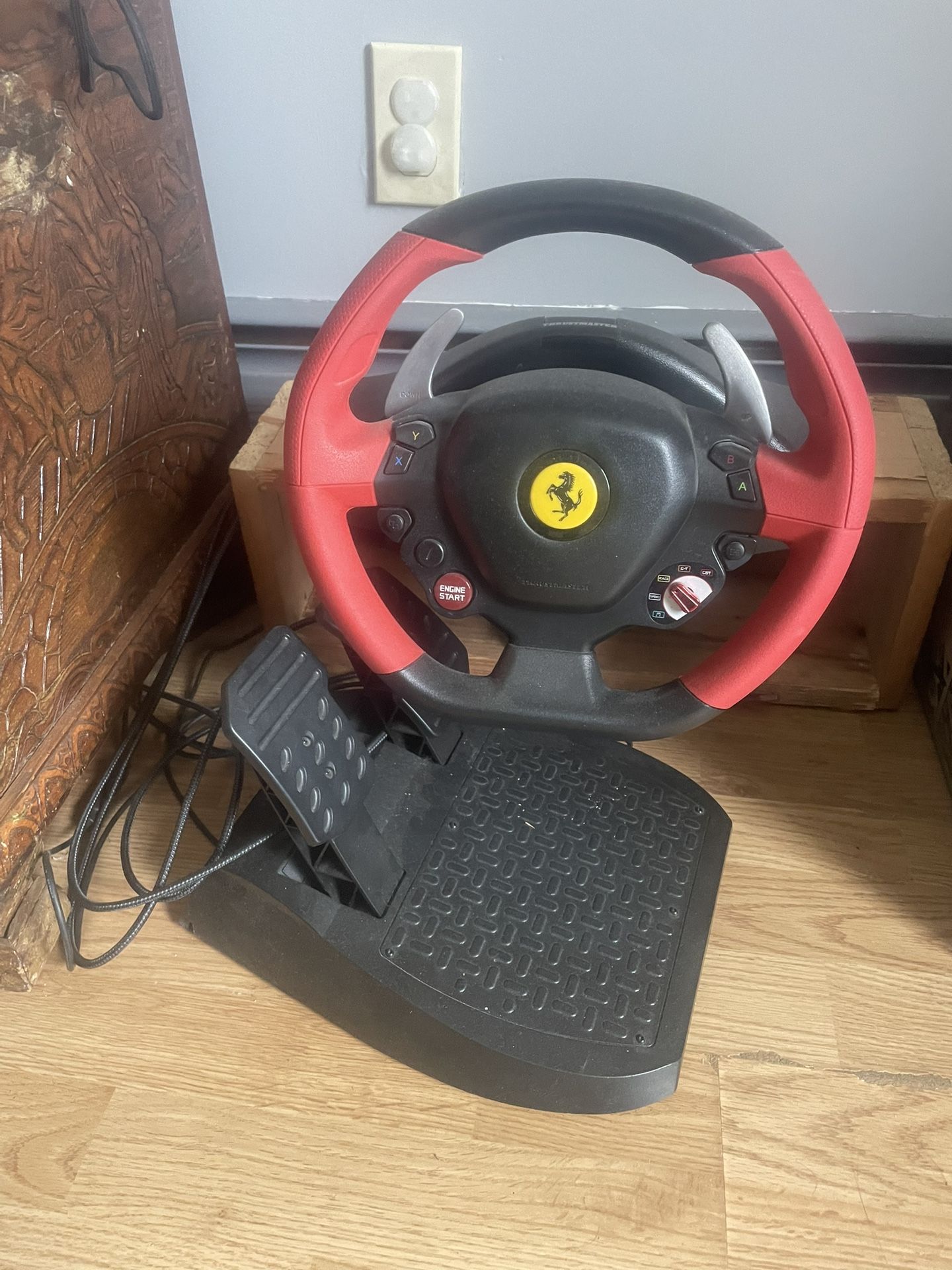 Ferrari Steering Wheel And Pedals For Xbox1