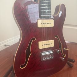 Harley Benton TE-90QM Deluxe Electric Guitar