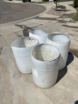 Plastic Barrel  Set $ 50.00 For All
