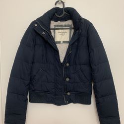 Abercrombie & Fitch Small Women’s Blue Hooded Jacket