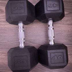 40 Pound Dumbbells Pairs