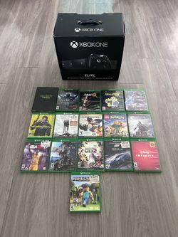 Xbox One Elite 1TB Hybrid Console Bundle - W/ Elite Paddle Controller + 16 Games!