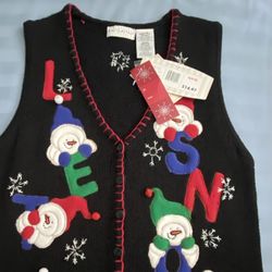 Ladies Winter Themed  Sweater Vest