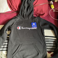 Black Champion Hoodie (MEDIUM) (women)