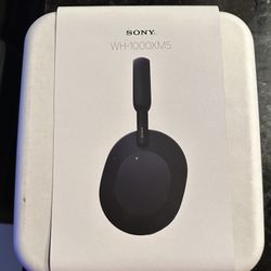 Sony - WH1000XM5 Headphones - Black (Noise Canceling)