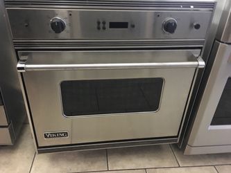 Viking single oven 30”W