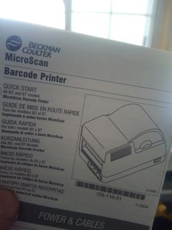 Beckman-Coulter Microscan Barcode Printer