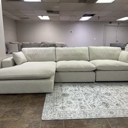 Cloud Couch Sectional Feather Sofa With Chaise *DELIVERY!!*