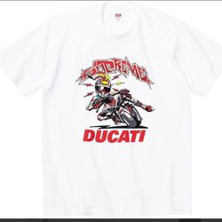 Supreme Ducati Bike Tee White Size XL