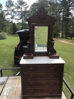 Antique Dresser Needs Glass
