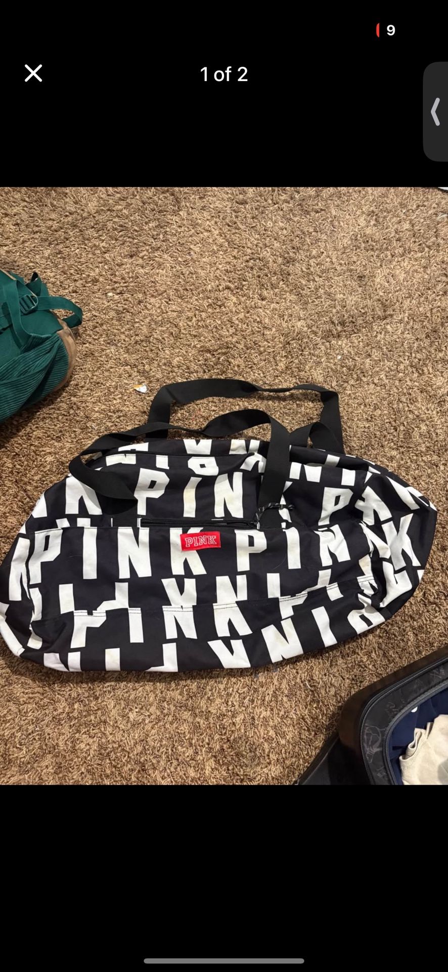 Pink Duffle Bag