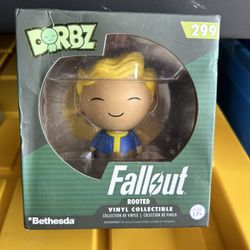 Funko Dorbz: Fallout - Vault Boy (Rooted) #299 vinyl collectible figure as is