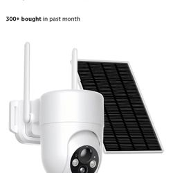 NEW OUTDOOR SOLAR CAMERA WIRELESS 2K