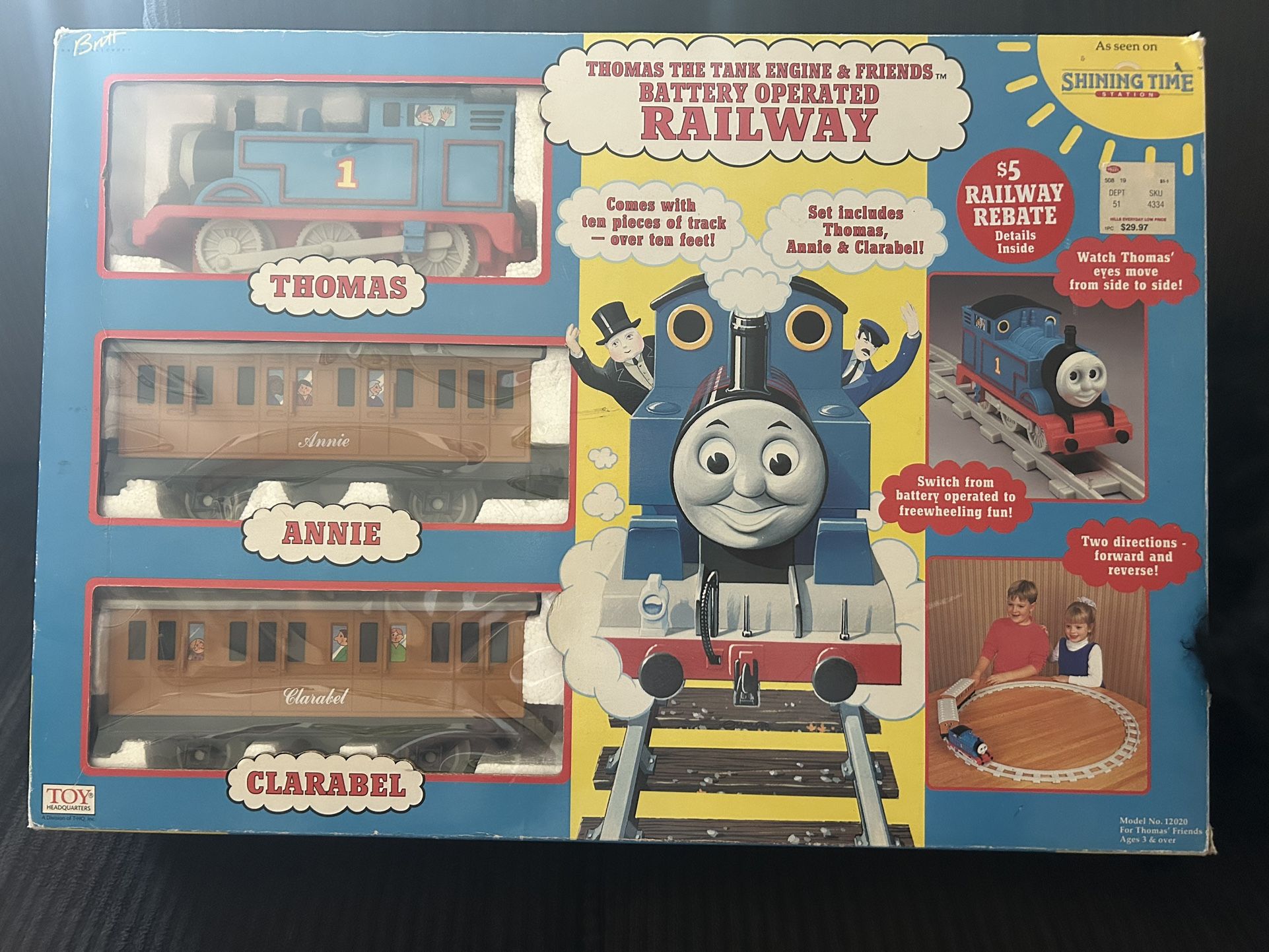 THOMAS THE TANK ENGINE & FRIENDS BATTERY OPERATED RAILWAY