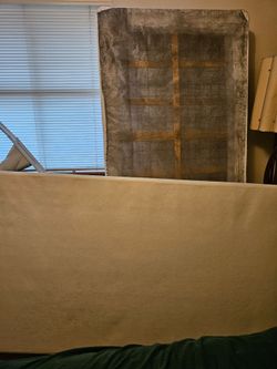 King bedframe with 2 XL twin box springs