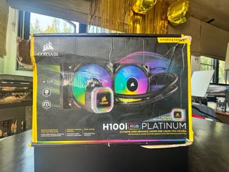 Corsair H100i RGB Platinum 240mm AIO CPU Cooler - Open Box
