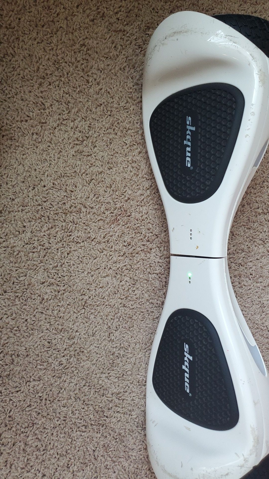 Used white skque self balancing hoverboard